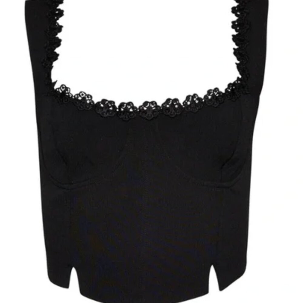 Danielle Guizio Taffeta Bustier Top [NWT]